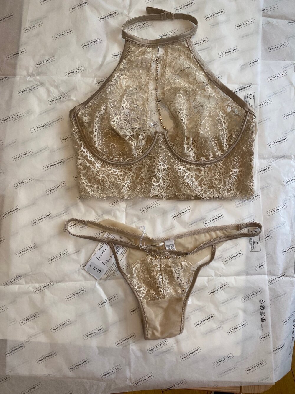 Jennifer Lopez for Intimissimi Lingerie Set NWT